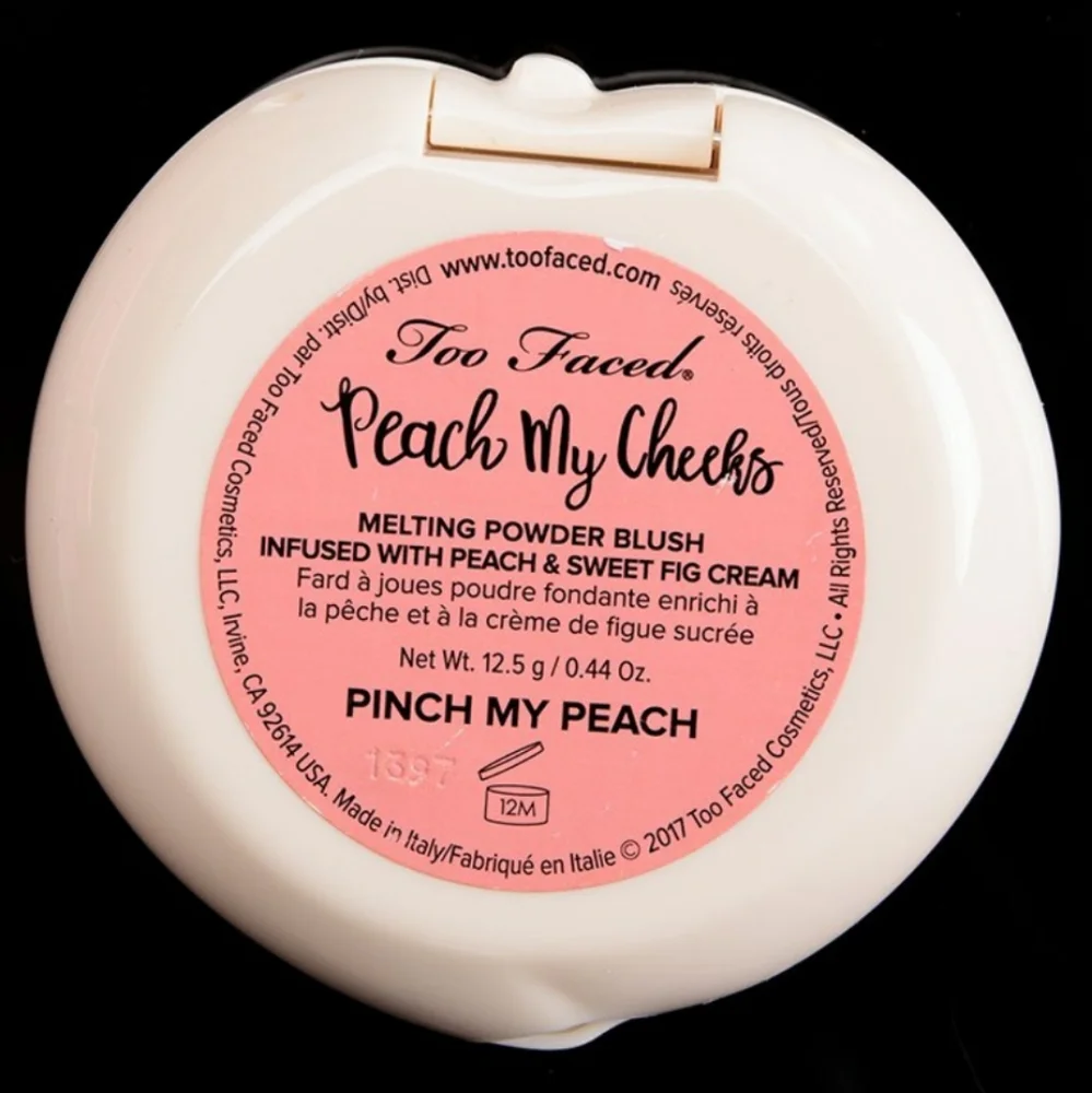 ❇️🧚‍♀️PINCH MY PEACH Too Faced RARE Peach 🍑 Blush NWT